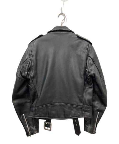 Schott（ショット）Schott (ショット) ダブルライダースジャケット ブラック サイズ:38の古着・服飾アイテム