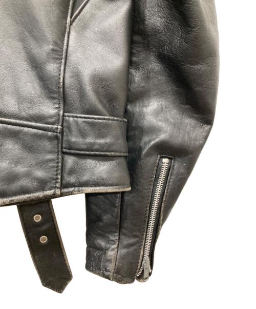 Schott（ショット）Schott (ショット) ダブルライダースジャケット ブラック サイズ:38の古着・服飾アイテム