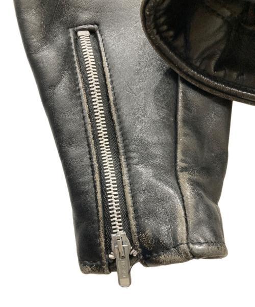 Schott（ショット）Schott (ショット) ダブルライダースジャケット ブラック サイズ:38の古着・服飾アイテム