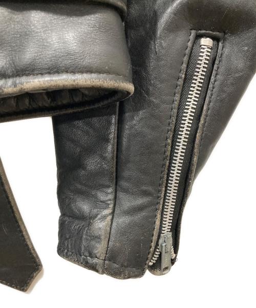 Schott（ショット）Schott (ショット) ダブルライダースジャケット ブラック サイズ:38の古着・服飾アイテム