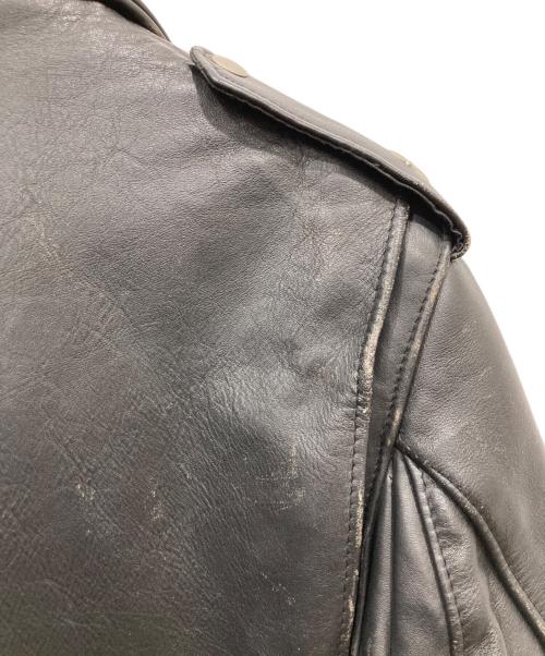 Schott（ショット）Schott (ショット) ダブルライダースジャケット ブラック サイズ:38の古着・服飾アイテム