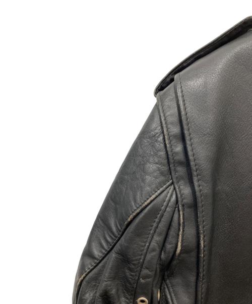Schott（ショット）Schott (ショット) ダブルライダースジャケット ブラック サイズ:38の古着・服飾アイテム
