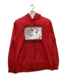 SUPREME（シュプリーム）の古着「Know Thyself Hooded Sweatshirts」｜レッド