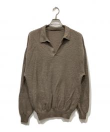 crepuscule（クレプスキュール）の古着「スキッパーニット」｜ブラウン