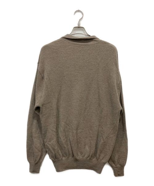 crepuscule（クレプスキュール）crepuscule (クレプスキュール) スキッパーニット ブラウン サイズ:2の古着・服飾アイテム