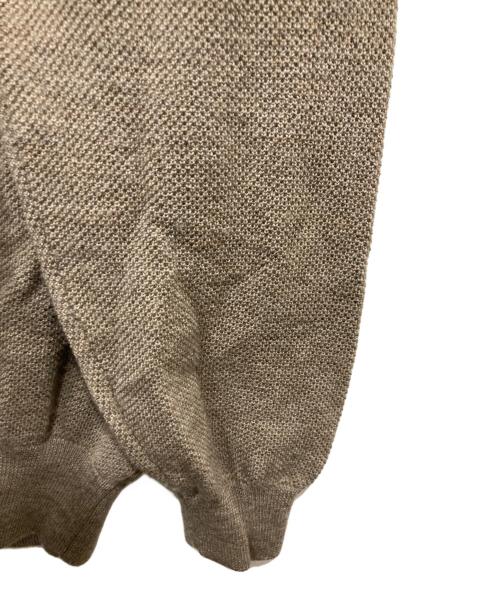 crepuscule（クレプスキュール）crepuscule (クレプスキュール) スキッパーニット ブラウン サイズ:2の古着・服飾アイテム
