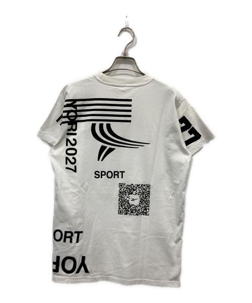 yori sport（ヨリ スポーツ）yori sport (ヨリ スポーツ) I LOVE YORI グラフィックTシャツ ホワイト サイズ:Mの古着・服飾アイテム