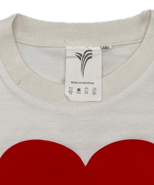 yori sport（ヨリ スポーツ）yori sport (ヨリ スポーツ) I LOVE YORI グラフィックTシャツ ホワイト サイズ:Mの古着・服飾アイテム