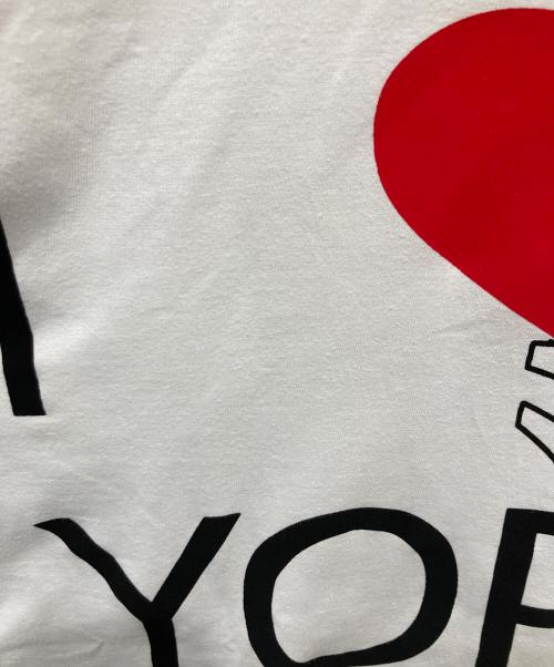 yori sport（ヨリ スポーツ）yori sport (ヨリ スポーツ) I LOVE YORI グラフィックTシャツ ホワイト サイズ:Mの古着・服飾アイテム