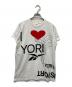 yori sport（ヨリ スポーツ）の古着「I LOVE YORI グラフィックTシャツ」｜ホワイト