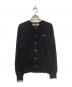 PLAY COMME des GARCONS（プレイコムデギャルソン）の古着「ハートワッペンニットカーディガン」｜ブラック
