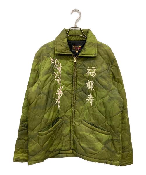 東洋エンタープライズ（トウヨウエンタープライズ）東洋エンタープライズ (トウヨウエンタープライズ) VET-NUM SOUVENIR LINER グリーン サイズ:Mの古着・服飾アイテム