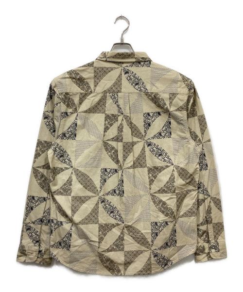 stussy（ステューシー）stussy (ステューシー) NOMA t.d. (ノーマティーディー) Quilt Pattern Shirt ベージュ サイズ:Mの古着・服飾アイテム