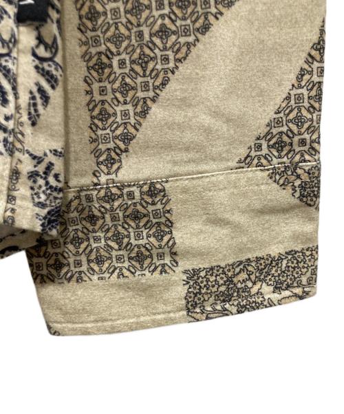 stussy（ステューシー）stussy (ステューシー) NOMA t.d. (ノーマティーディー) Quilt Pattern Shirt ベージュ サイズ:Mの古着・服飾アイテム