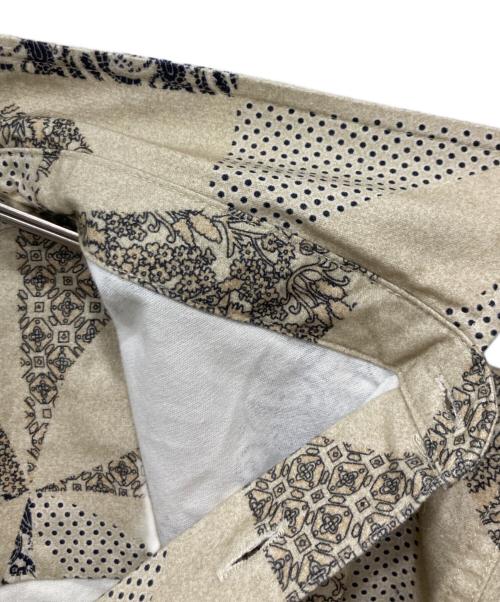 stussy（ステューシー）stussy (ステューシー) NOMA t.d. (ノーマティーディー) Quilt Pattern Shirt ベージュ サイズ:Mの古着・服飾アイテム