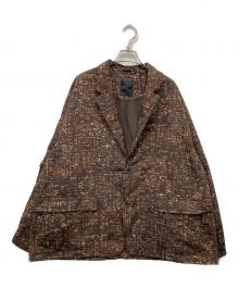 DAIWA PIER39（ダイワ ピア39）の古着「TECH 2B JACKET BATIK 23SS」｜ブラウン