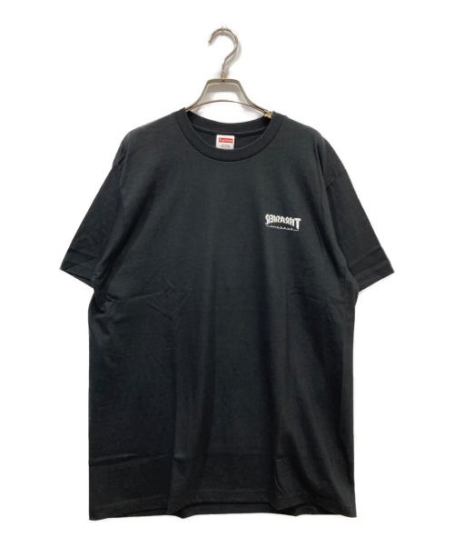 SUPREME（シュプリーム）SUPREME (シュプリーム) THRASHER (スラッシャー) Cross Tee ブラック サイズ:Mの古着・服飾アイテム