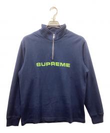 SUPREME（シュプリーム）の古着「Jacquard Athletic Half Zip」｜ネイビー