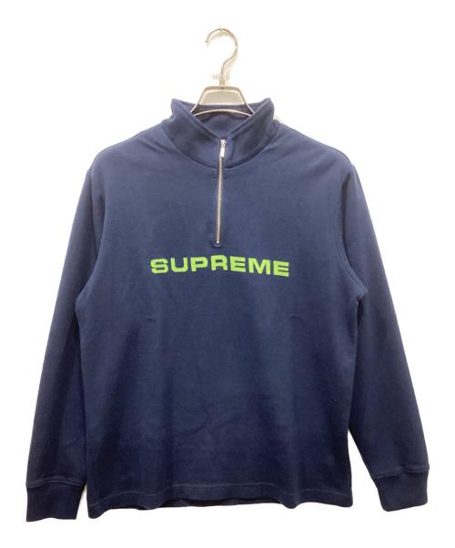 SUPREME（シュプリーム）SUPREME (シュプリーム) Jacquard Athletic Half Zip ネイビー サイズ:Sの古着・服飾アイテム