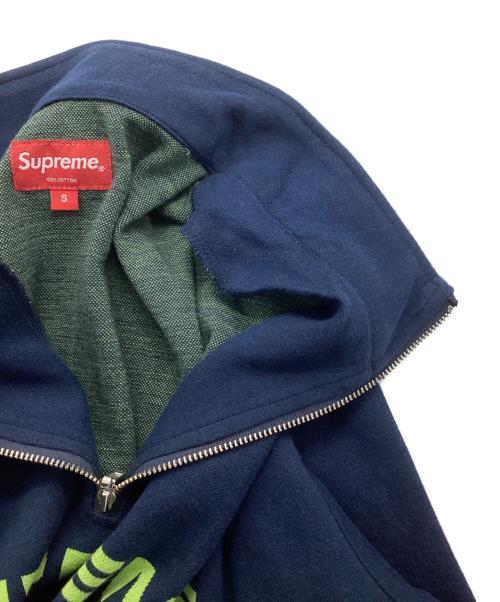 SUPREME（シュプリーム）SUPREME (シュプリーム) Jacquard Athletic Half Zip ネイビー サイズ:Sの古着・服飾アイテム