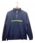 SUPREME（シュプリーム）の古着「Jacquard Athletic Half Zip」｜ネイビー