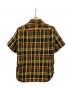 A BATHING APE (アベイシングエイプ) 伊勢丹チェック柄半袖シャツ イエロー×グリーン サイズ:M：6000円