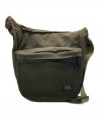 PORTERポーター）の古着「BEAT SHOULDER BAG / ショルダーバッグ」｜カーキ