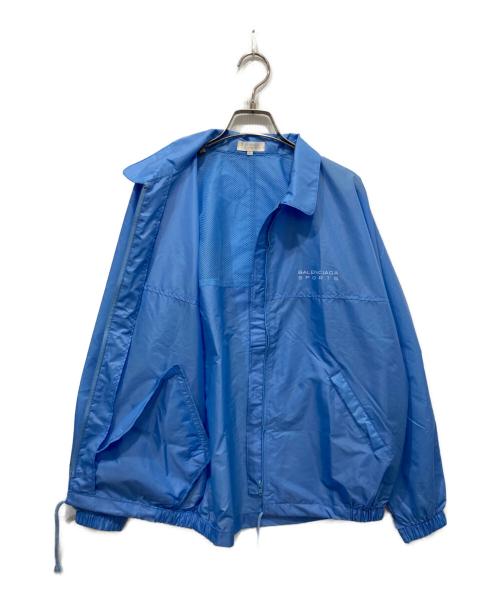 BALENCIAGA SPORTS（バレンシアガ）BALENCIAGA SPORTS (バレンシアガ) ナイロンセットアップ ブルー サイズ:Lの古着・服飾アイテム