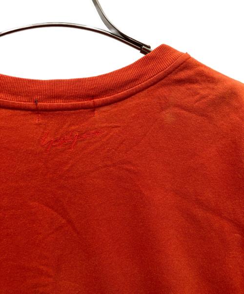 Yohji Yamamoto pour homme（ヨウジヤマモト プールオム）Yohji Yamamoto pour homme (ヨウジヤマモト プールオム) 刺繍ロゴロングスリーブカットソー オレンジ サイズ:不明の古着・服飾アイテム