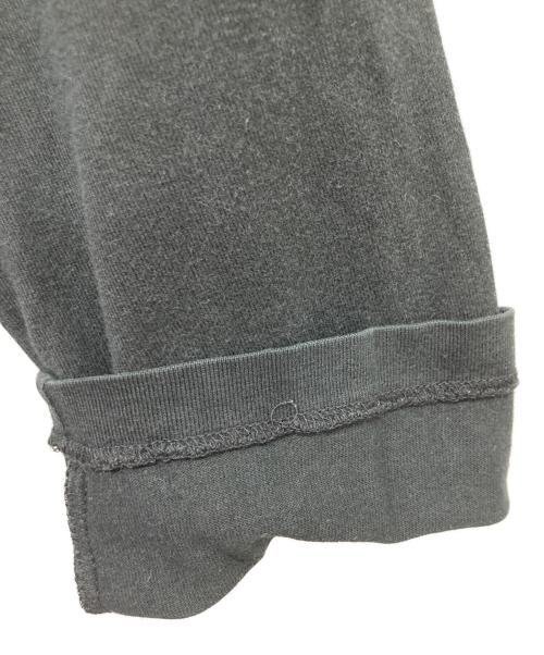 Yohji Yamamoto pour homme（ヨウジヤマモト プールオム）Yohji Yamamoto pour homme (ヨウジヤマモト プールオム) 裾ロゴロングスリーブカットソー ブラック サイズ:不明の古着・服飾アイテム
