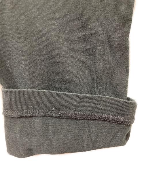 Yohji Yamamoto pour homme（ヨウジヤマモト プールオム）Yohji Yamamoto pour homme (ヨウジヤマモト プールオム) 裾ロゴロングスリーブカットソー ブラック サイズ:不明の古着・服飾アイテム