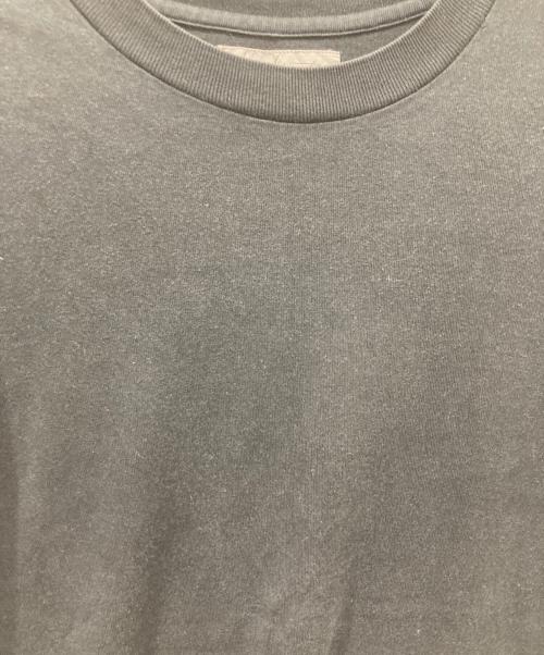 Yohji Yamamoto pour homme（ヨウジヤマモト プールオム）Yohji Yamamoto pour homme (ヨウジヤマモト プールオム) 裾ロゴロングスリーブカットソー ブラック サイズ:不明の古着・服飾アイテム
