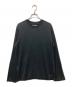 Yohji Yamamoto pour homme（ヨウジヤマモト プールオム）の古着「裾ロゴロングスリーブカットソー」｜ブラック