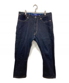中古・古着通販】SEQUEL (シークエル) ストライプパンツ ネイビー