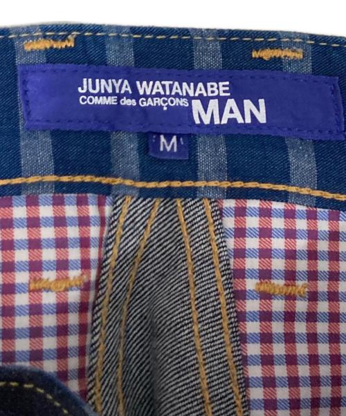 COMME des GARCONS JUNYA WATANABE MAN（コム デ ギャルソン ジュンヤ ワタナベ マン）COMME des GARCONS JUNYA WATANABE MAN (コム デ ギャルソン ジュンヤ ワタナベ マン) サルエルリジットデニムパンツ ネイビー サイズ:Mの古着・服飾アイテム