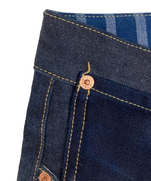 COMME des GARCONS JUNYA WATANABE MAN（コム デ ギャルソン ジュンヤ ワタナベ マン）COMME des GARCONS JUNYA WATANABE MAN (コム デ ギャルソン ジュンヤ ワタナベ マン) サルエルリジットデニムパンツ ネイビー サイズ:Mの古着・服飾アイテム