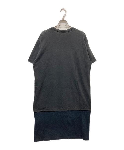COMME des GARCONS HOMME PLUS（コムデギャルソンオムプリュス）COMME des GARCONS HOMME PLUS (コムデギャルソンオムプリュス) 再構築 ユーズドリメイクカットソー ブラック サイズ:FREEの古着・服飾アイテム