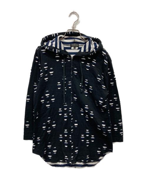 COMME des GARCONS HOMME PLUS（コムデギャルソンオムプリュス）COMME des GARCONS HOMME PLUS (コムデギャルソンオムプリュス) ジップパーカー ブラック サイズ:Sの古着・服飾アイテム