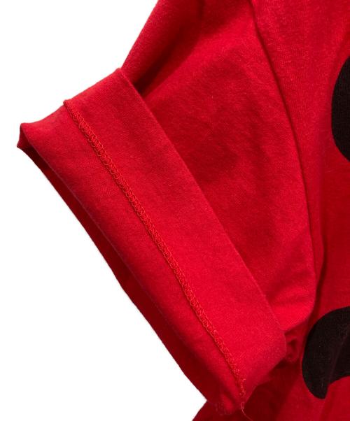 COMME des GARCONS（コムデギャルソン）COMME des GARCONS (コムデギャルソン) THE BEATLES (ビートルズ) ビートルズコラボプリントTシャツ レッド サイズ:Lの古着・服飾アイテム