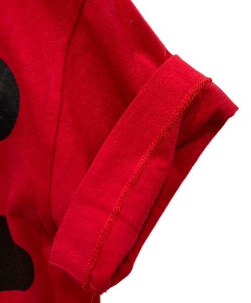 COMME des GARCONS（コムデギャルソン）COMME des GARCONS (コムデギャルソン) THE BEATLES (ビートルズ) ビートルズコラボプリントTシャツ レッド サイズ:Lの古着・服飾アイテム