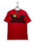COMME des GARCONS（コムデギャルソン）の古着「ビートルズコラボプリントTシャツ」｜レッド