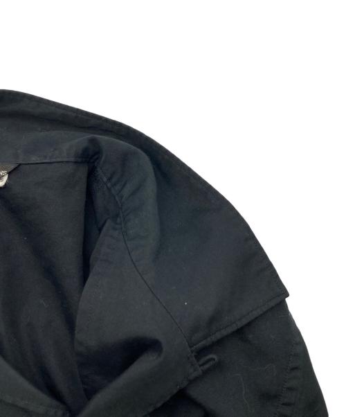 COMME des GARCONS HOMME PLUS（コムデギャルソンオムプリュス）COMME des GARCONS HOMME PLUS (コムデギャルソンオムプリュス) 半袖オープンカラーシャツ ブラック サイズ:Sの古着・服飾アイテム