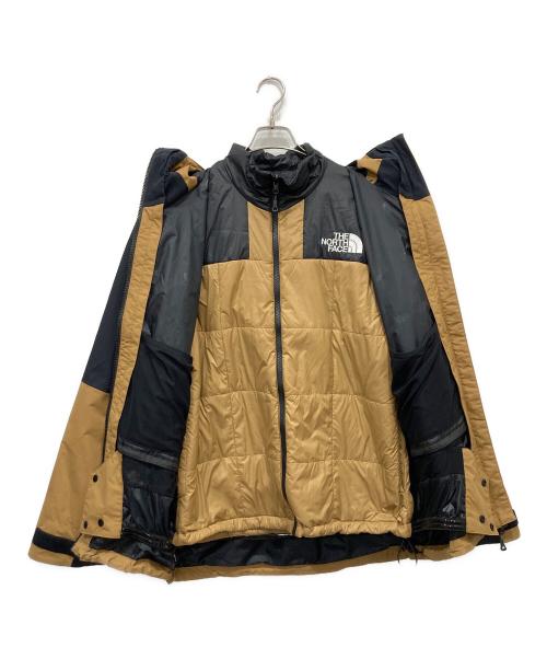 THE NORTH FACE（ザ ノース フェイス）THE NORTH FACE (ザ ノース フェイス) Snowbird Triclimate Jacket ベージュ×ブラック サイズ:Lの古着・服飾アイテム