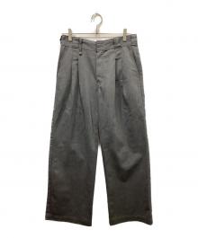 Dickies×TARO HORIUCHI（ディッキーズ×タロウホリウチ）の古着「Wide Tailored Pants」｜グレー