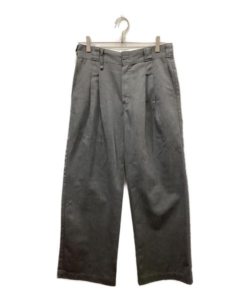 Dickies（ディッキーズ）Dickies (ディッキーズ) TARO HORIUCHI (タロウホリウチ) Wide Tailored Pants グレー サイズ:44の古着・服飾アイテム