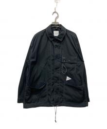 and wander（アンドワンダー）の古着「dry rip shirt」｜ブラック