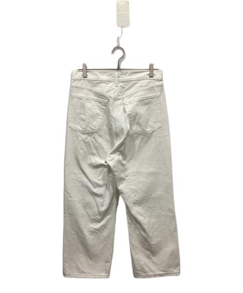 MADISON BLUE（マディソンブルー）MADISON BLUE (マディソンブルー) CRASHED SAROUEL PT DENIM ホワイト サイズ:01の古着・服飾アイテム