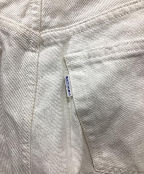 MADISON BLUE（マディソンブルー）MADISON BLUE (マディソンブルー) CRASHED SAROUEL PT DENIM ホワイト サイズ:01の古着・服飾アイテム