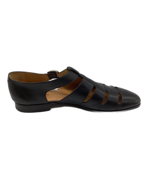 MAGNANNI（マグナーニ）MAGNANNI (マグナーニ) レザーグルカサンダル ブラック サイズ:42の古着・服飾アイテム