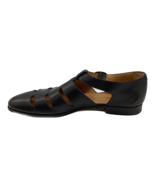 MAGNANNI（マグナーニ）MAGNANNI (マグナーニ) レザーグルカサンダル ブラック サイズ:42の古着・服飾アイテム